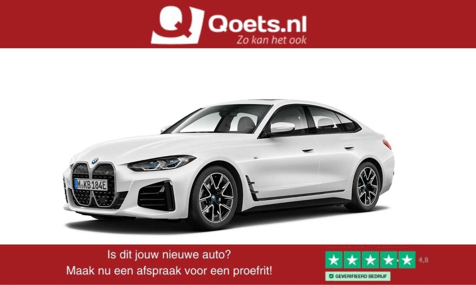 BMW i4 - eDrive40 High Executive 84 kWh M Sport - Trekhaak - Panoramadak - Active Cruise Control - - AutoWereld.nl
