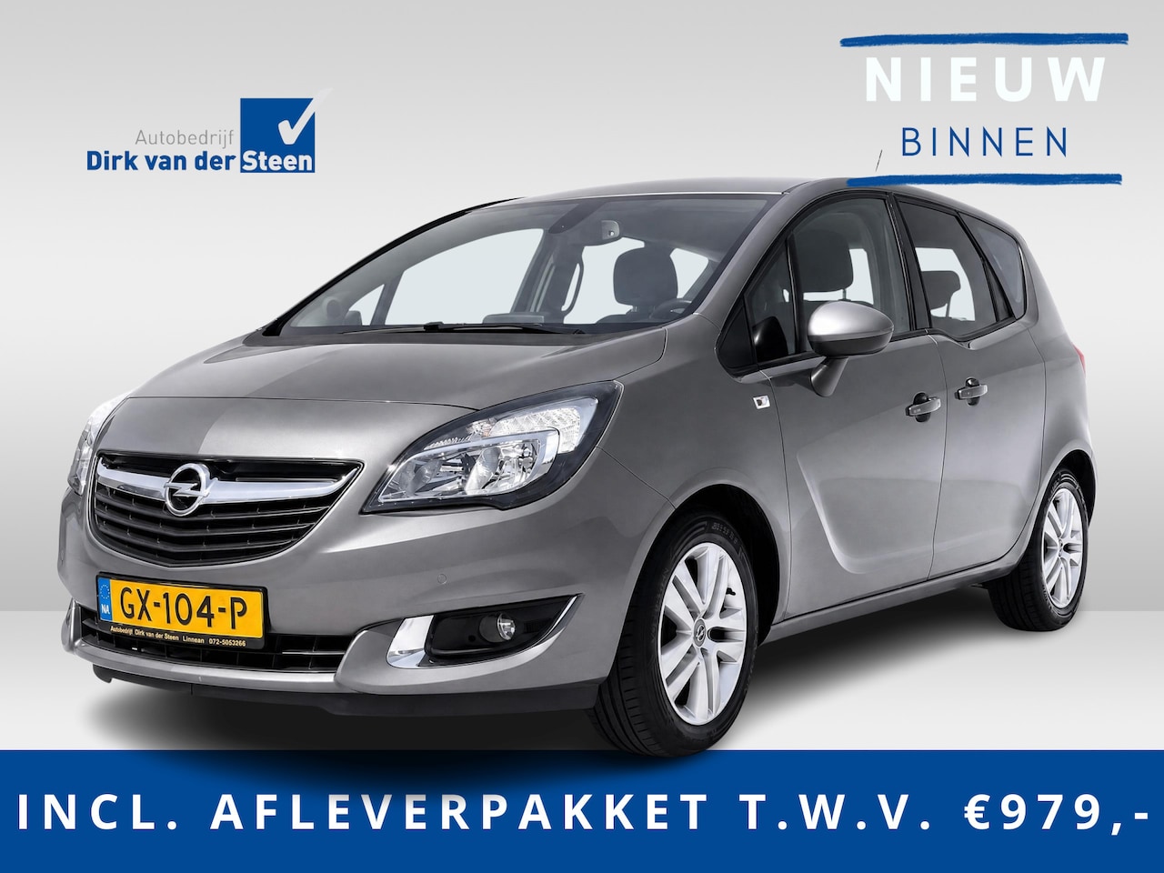 Opel Meriva - 1.4 Turbo Design Edition | Airco |  Trekhaak | Cruise-controle | Parkeersensoren | Navigat - AutoWereld.nl