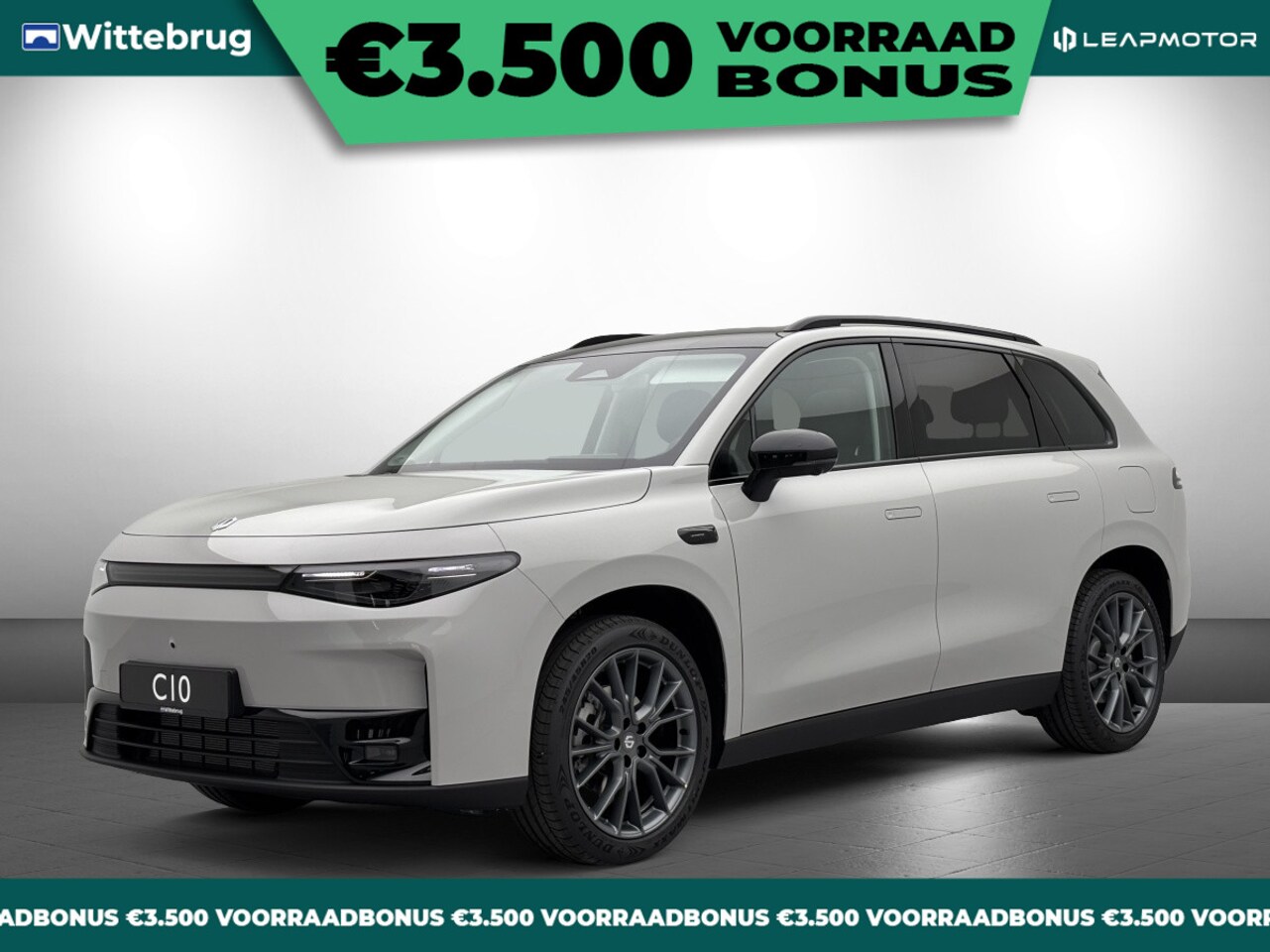 Leapmotor C10 - REEV Design 28.4 kWh Range Extender 950 km RANGE Automaat met Lederen bekleding, Elektrisc - AutoWereld.nl