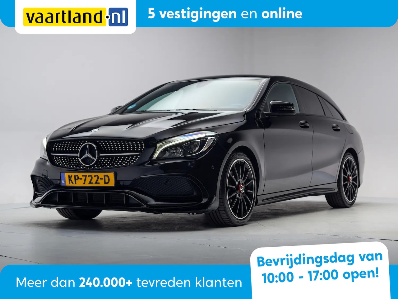 Mercedes-Benz CLA-klasse Shooting Brake - 180 AMG Line Night Edition Plus [ Half Leer Led Navi Cruise ] - AutoWereld.nl