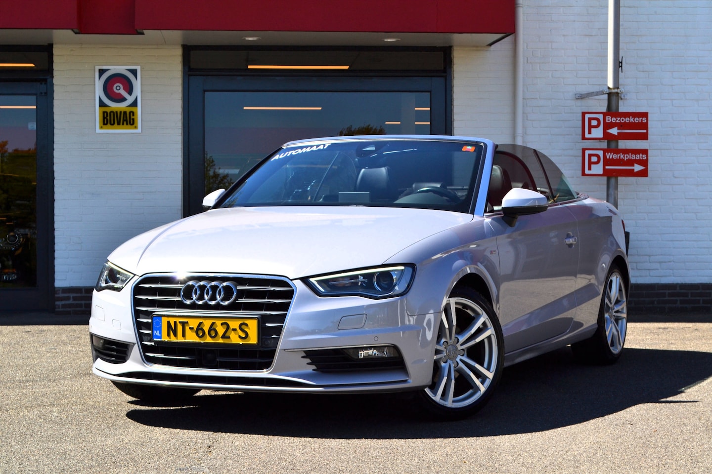 Audi A3 Cabriolet - 1.4 TFSI CoD Ambition Sport Edition Open Days 1.4 TFSI CoD Ambition Sport Edition Open Days, Automaat Dsg, Clima, Pdc, LM, etc, etc - AutoWereld.nl