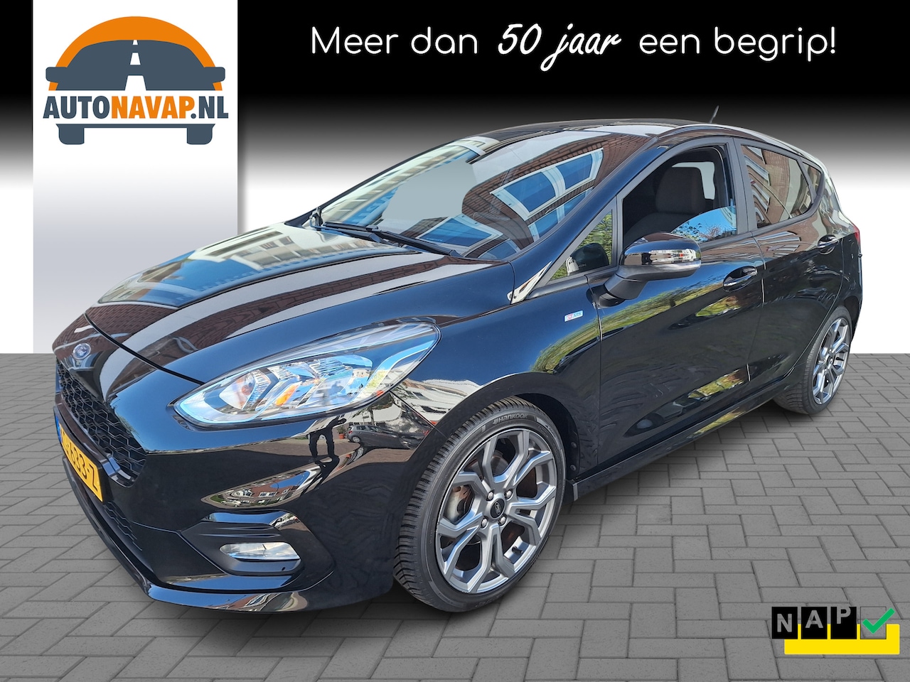 Ford Fiesta - 1.0 EcoBoost ST-Line /Navi/Clima/Apple/Android/Cruise/Pdc/Garantie - AutoWereld.nl