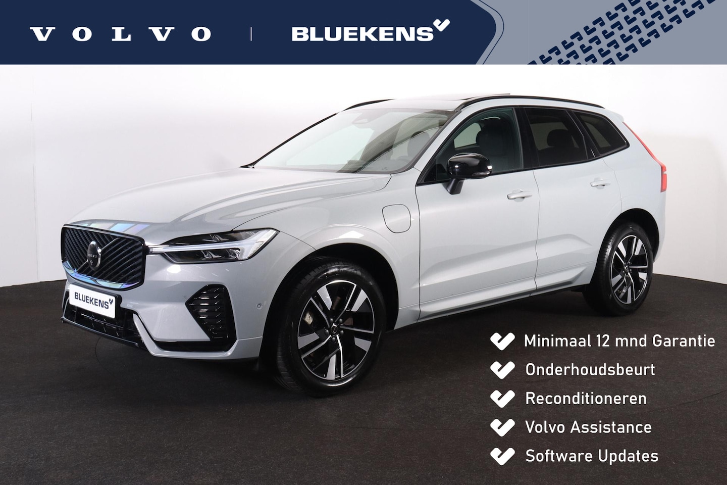 Volvo XC60 - T6 Recharge AWD Plus Dark - Luchtvering - Panorama/schuifdak - IntelliSafe Assist & Surrou - AutoWereld.nl