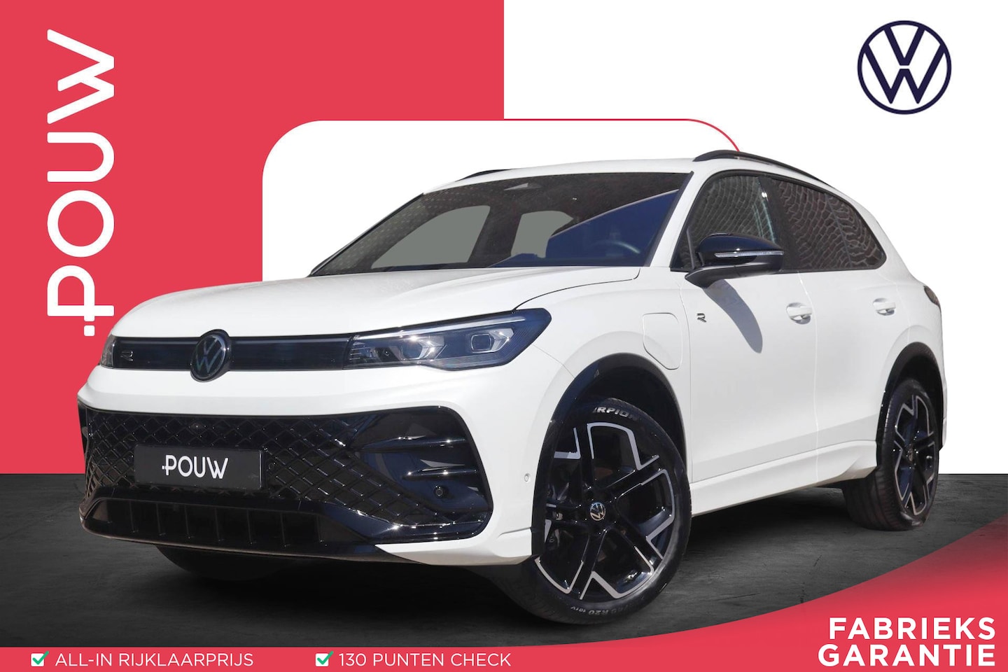 Volkswagen Tiguan - 1.5 eHybrid 272pk R-Line Edition | SoH 98% | Panoramadak | Trekhaak Wegklapbaar | Lederen - AutoWereld.nl