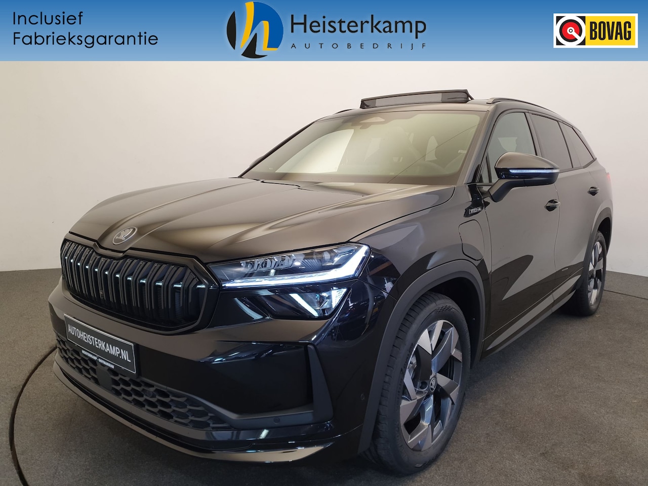 Skoda Kodiaq - 1.5 TSI PHEV DSG/AUT 204pk Sportline Wegklapbare trekhaak, Panoramadak, Canton - AutoWereld.nl