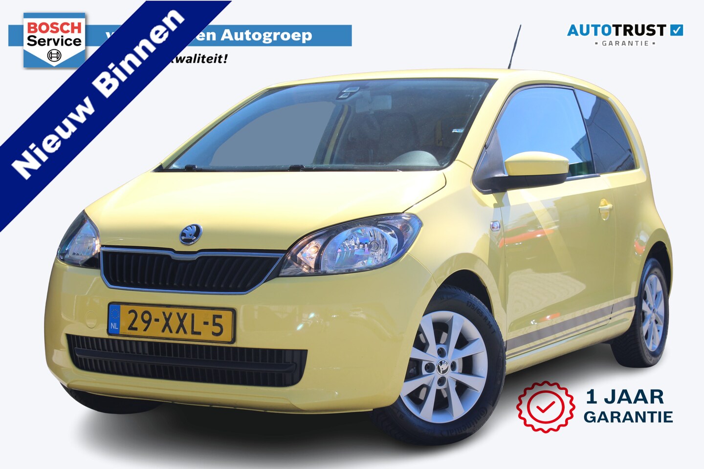 Skoda Citigo - 1.0 Greentech Tour | incl. 12 maanden garantie | Airco | Navigatie | Elektrische ramen | 1 - AutoWereld.nl