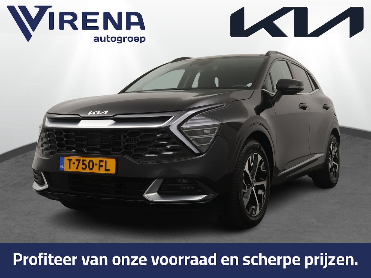 Kia Sportage - 1.6 T-GDi Hybrid DynamicPlusLine AUTOMAAT - Climate control - Schuif-/Kanteldak - Achterui - AutoWereld.nl