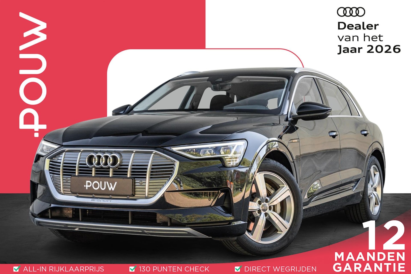Audi e-tron - 50 313pk Quattro Business Edition Plus 71 kWh | SoH 98% | Panoramadak | Luchtvering | Elek - AutoWereld.nl