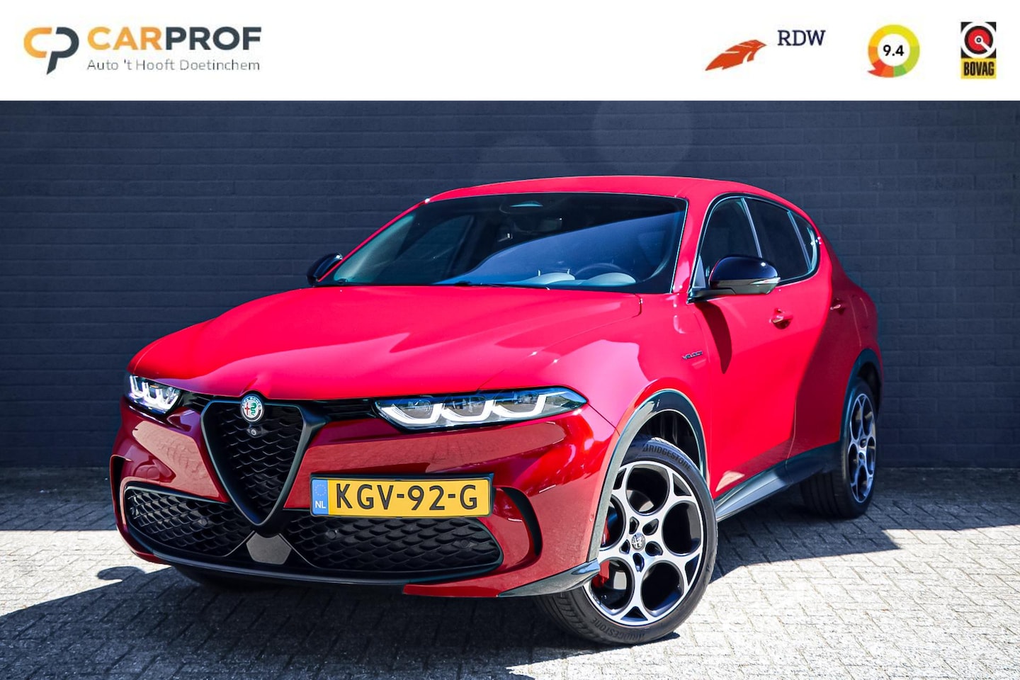 Alfa Romeo Tonale - 1.3T PHEV Veloce ADAPT. SCHOKBREK. / STOEL + STUUR VERW. / 360 CAM. / ADAPT. CRUISE - AutoWereld.nl