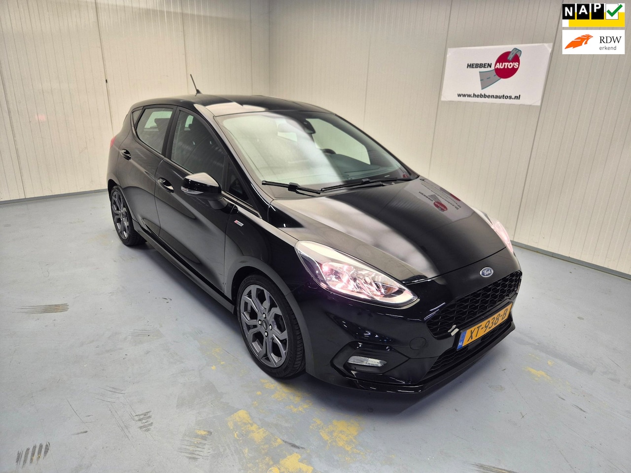 Ford Fiesta - 1.0 EcoBoost ST-Line Navi Apple Carplay Airco Cruise Control Alu Velgen - AutoWereld.nl