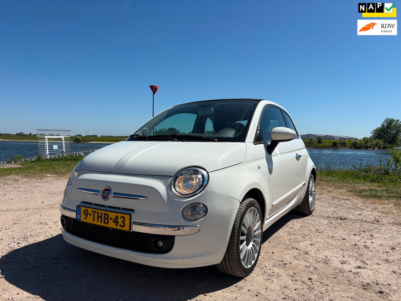 Fiat 500 C - 0.9 TwinAir Lounge LEER / AIRCO / NAP / LMV / APK - AutoWereld.nl