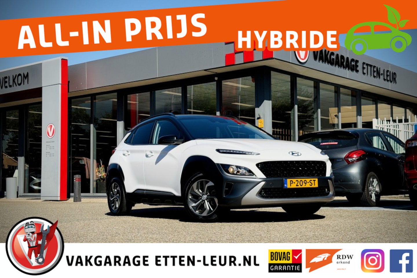 Hyundai Kona - 1.6 GDI HEV Fashion | CAMERA | ADAPTIEVE CRUISE | HEAD UP DISPLA - AutoWereld.nl