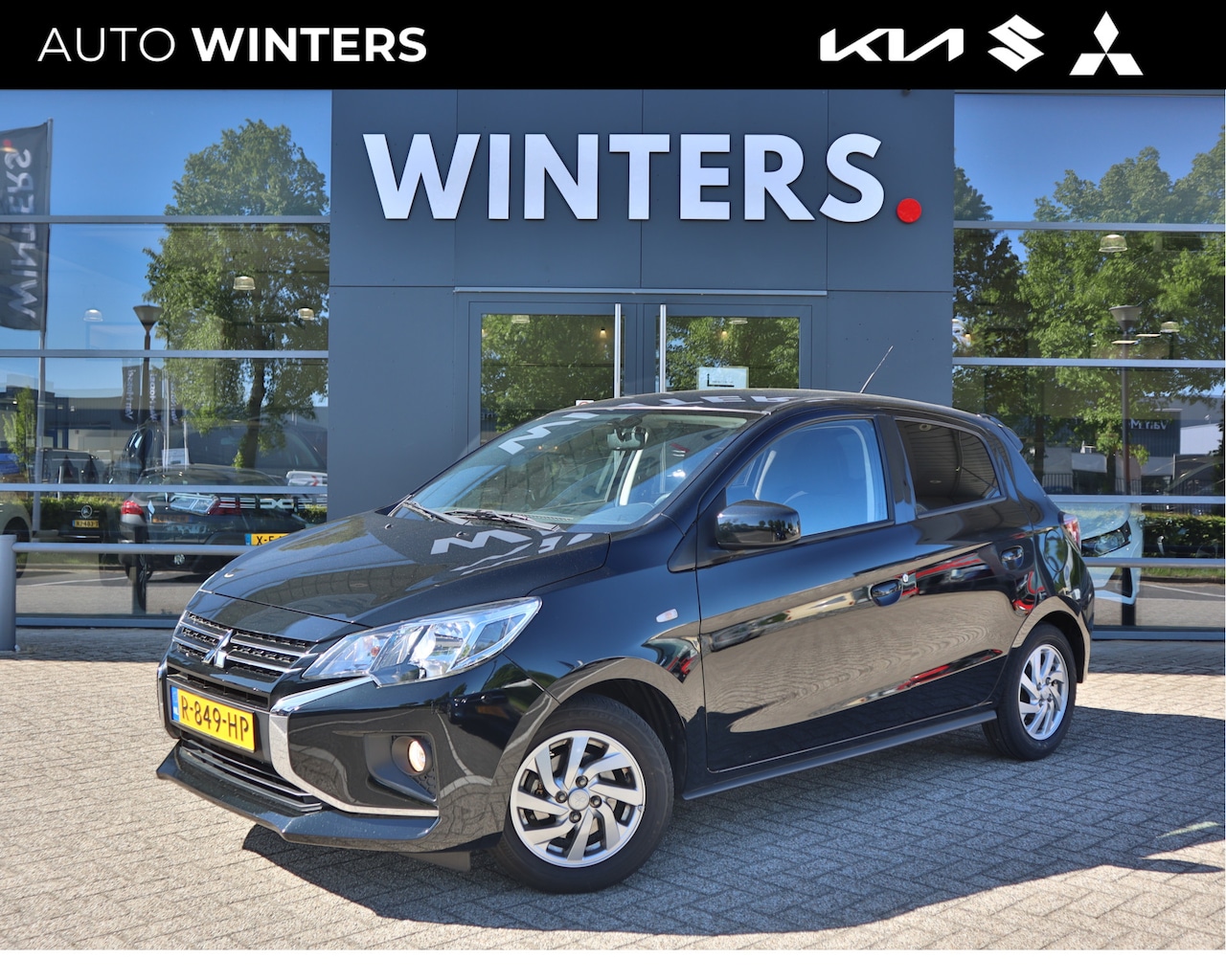 Mitsubishi Space Star - 1.2 Dynamic CVT Automaat 4.877km! | Climatronic | Cr.Control | Bluetooth | USB | Carplay | - AutoWereld.nl