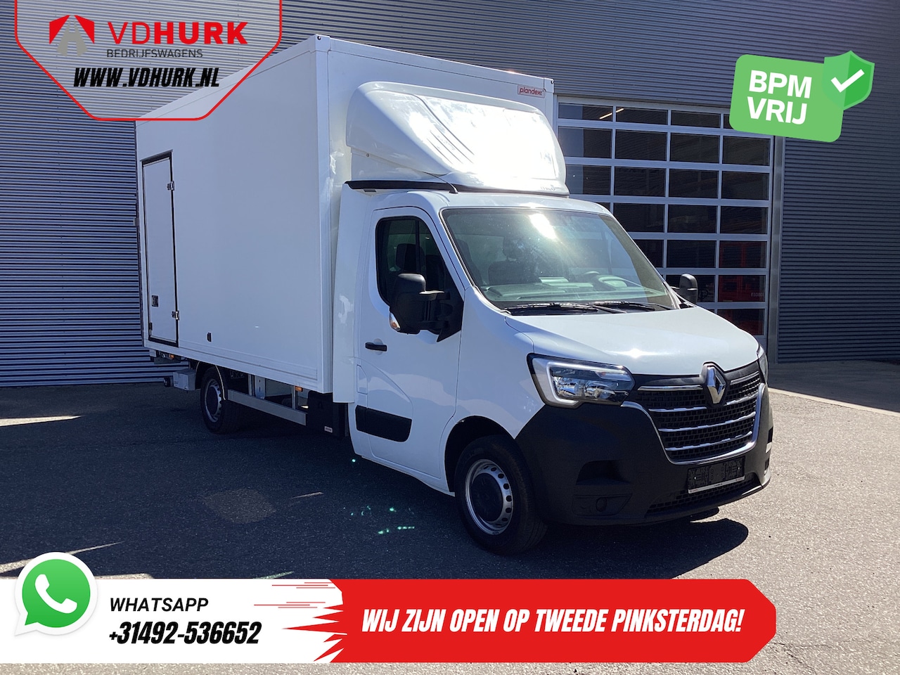 Renault Master - 2.3 dCi 165 pk Bakwagen 420x235x225/ Laadkep/ Zijdeur/ Topspoiler/ Cruise/ Airco - AutoWereld.nl
