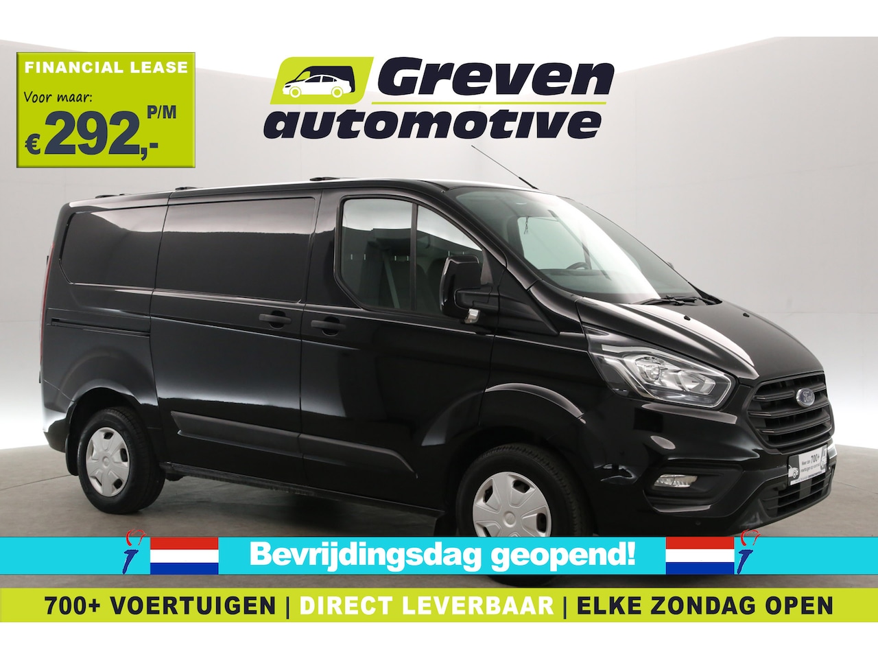 Ford Transit Custom - 2.0 TDCI L1H1 | Airco | Cruise | 3 Zits | Trekhaak | Parkeersens. - AutoWereld.nl