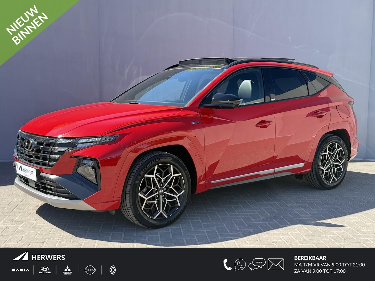 Hyundai Tucson - 1.6 T-GDI PHEV N Line Sky 4WD / Panoramadak / Dealer Onderhouden / Elektr. Stoel + Memory - AutoWereld.nl