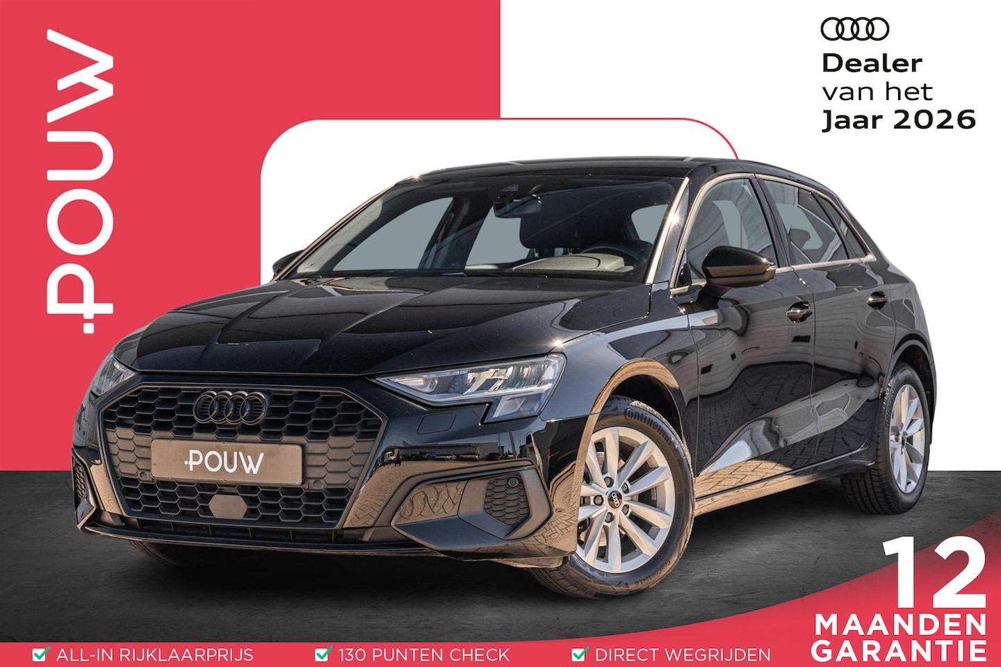 Audi A3 Sportback - 30 TFSI 110pk S-tronic Pro Line | Apple Carplay/Android Auto | Cruise Control | Parkeersen - AutoWereld.nl