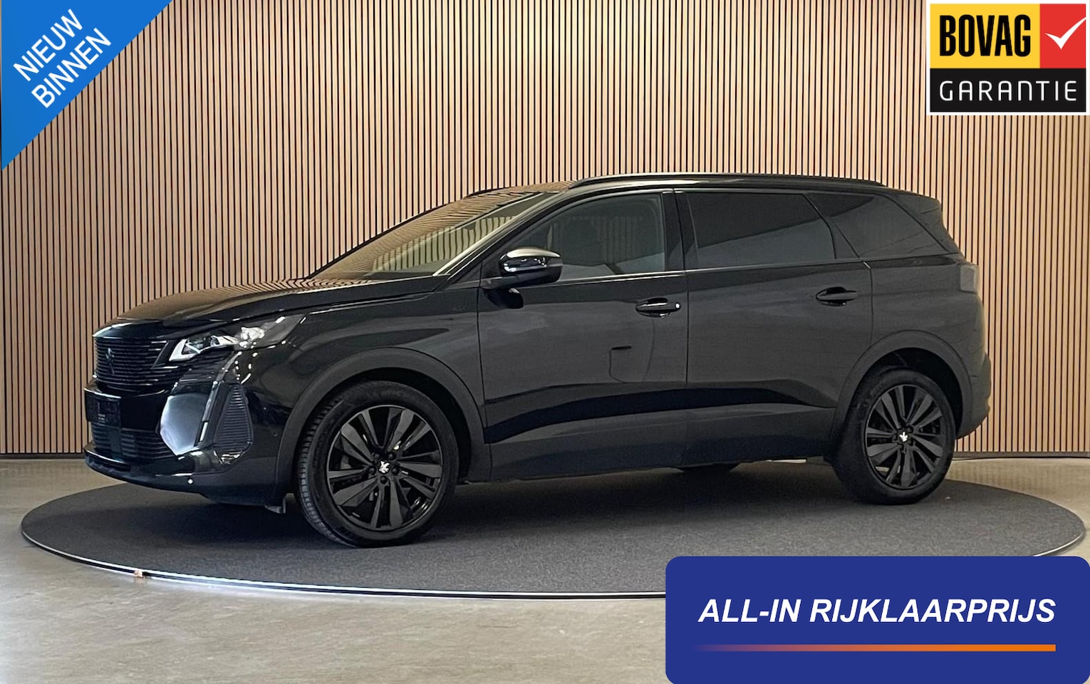 Peugeot 5008 - 1.2 PureTech 130PK Aut. GT Black Pakket | 7 Zits | Navi | Camera | 19 Inch LM | Incl. gara - AutoWereld.nl