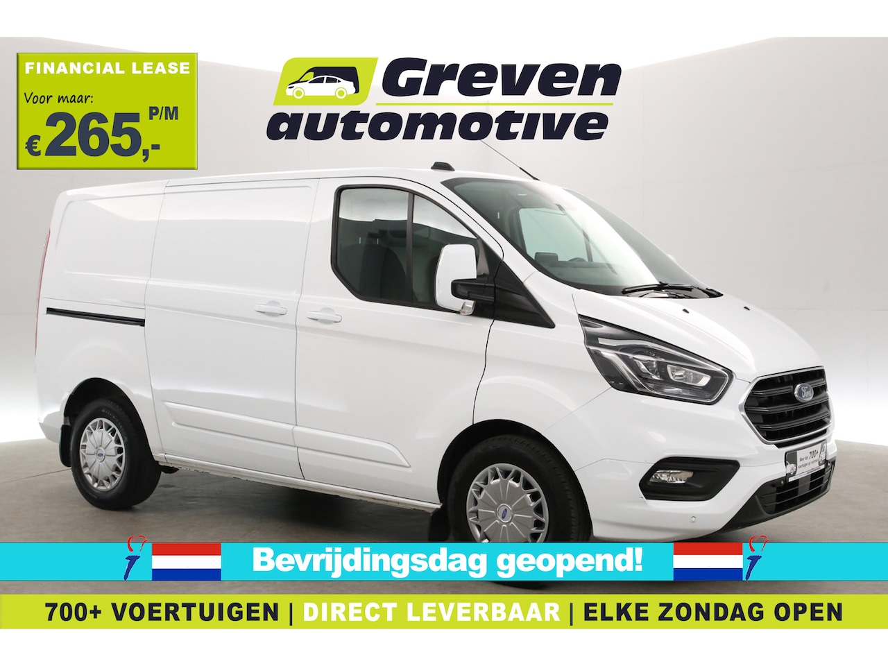 Ford Transit Custom - 2.0 TDCI 170PK L1H1 Limited | Automaat | Airco | Camera | Cruise | Carplay | Parkeersens. - AutoWereld.nl