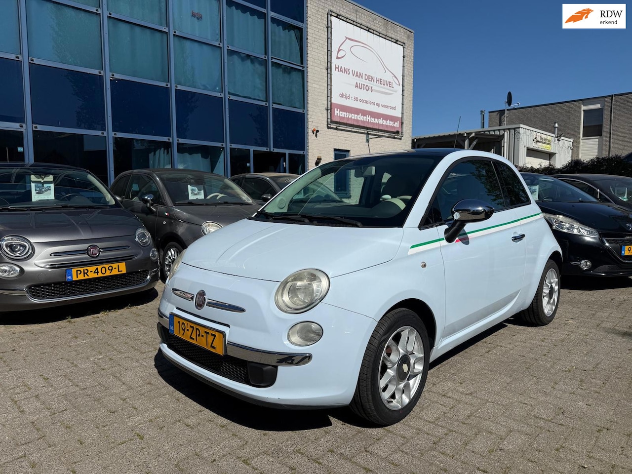 Fiat 500 - 1.2 Lounge Pano, Airco, APK 05/27 - AutoWereld.nl