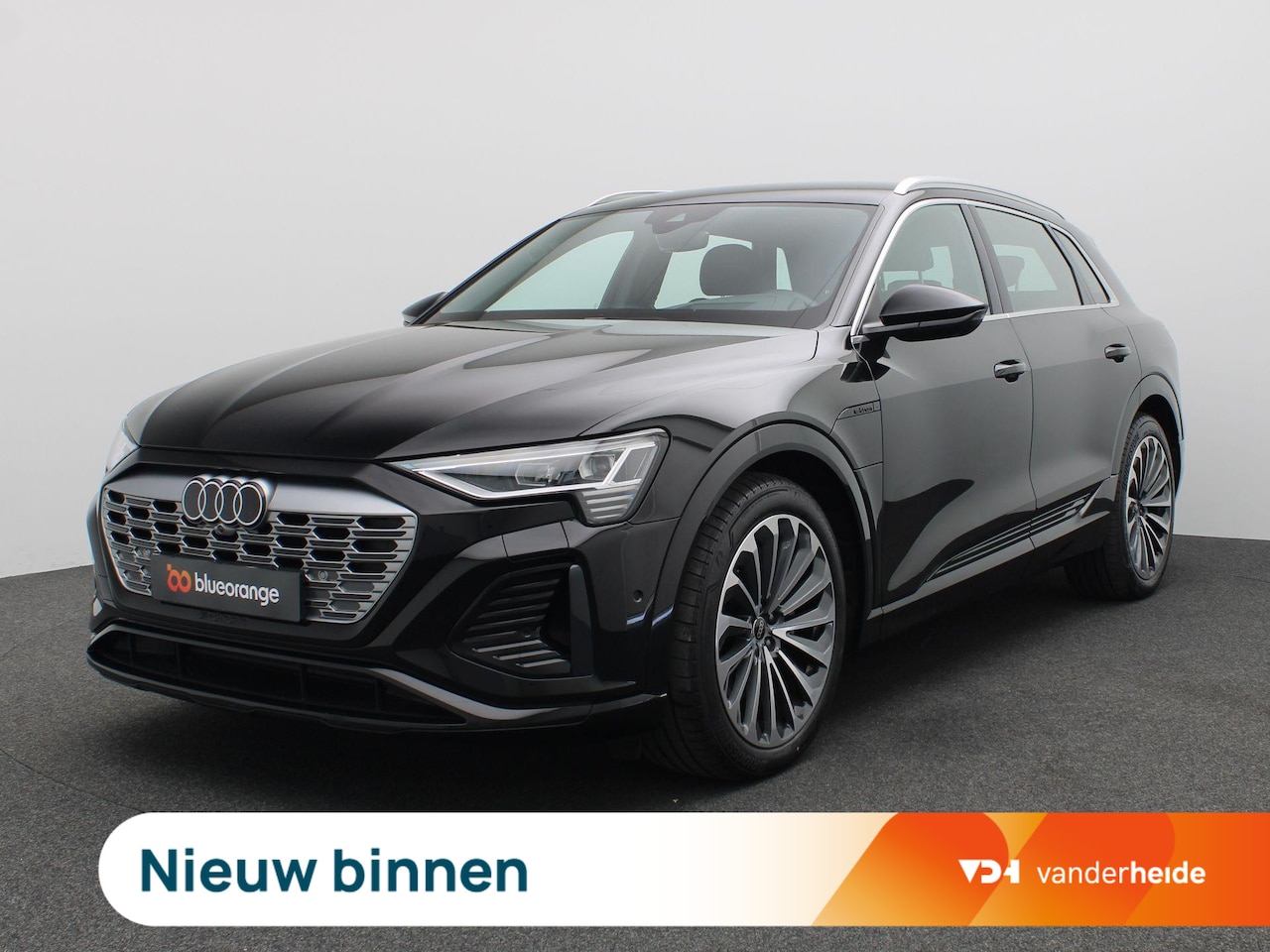 Audi Q8 e-tron - 55 quattro S Edition 115 kWh 408PK Aut. SOH 89,17%, Trekhaak, Memorystoel, Leder, Head-Up - AutoWereld.nl