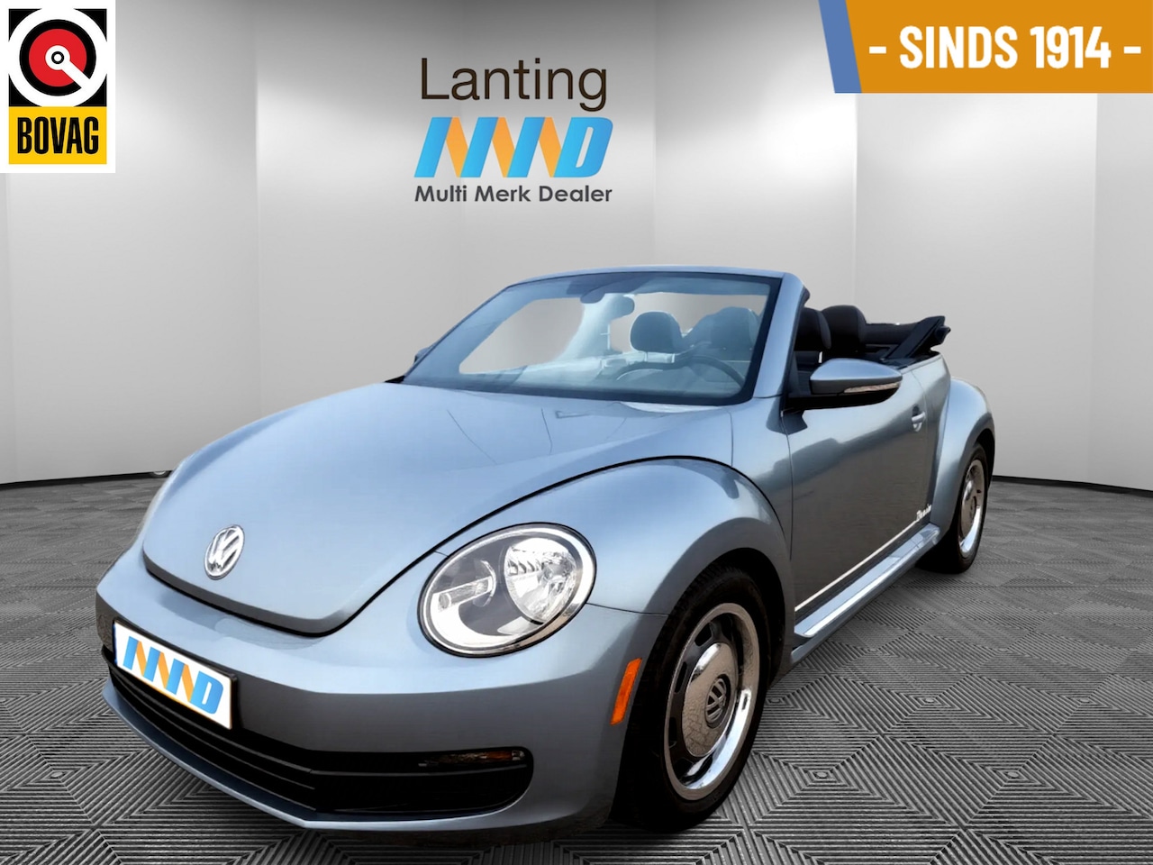 Volkswagen Beetle Cabriolet - 1.8 TSI Denim Autromaat - AutoWereld.nl