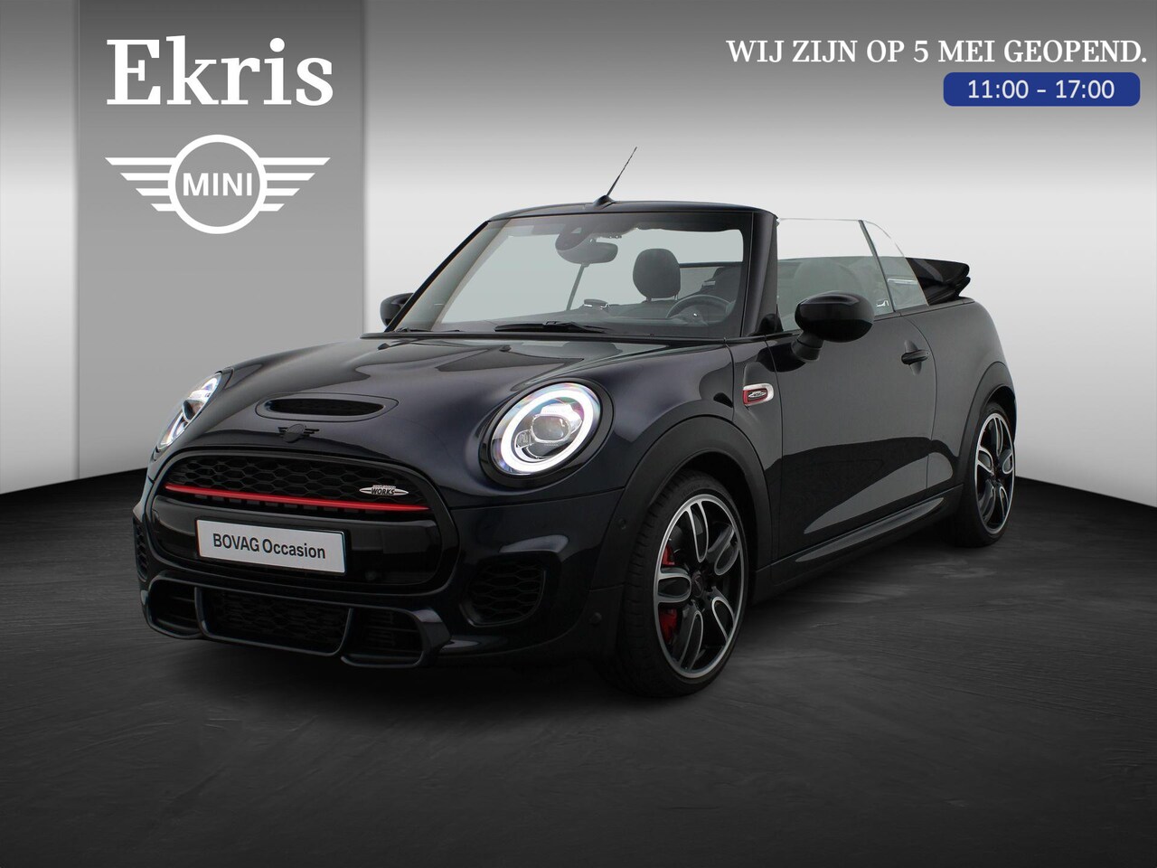 MINI Cabrio - John Cooper Works Chili + Park Assistant + Driving Assistant + Harman Kardon + Elektrisch - AutoWereld.nl