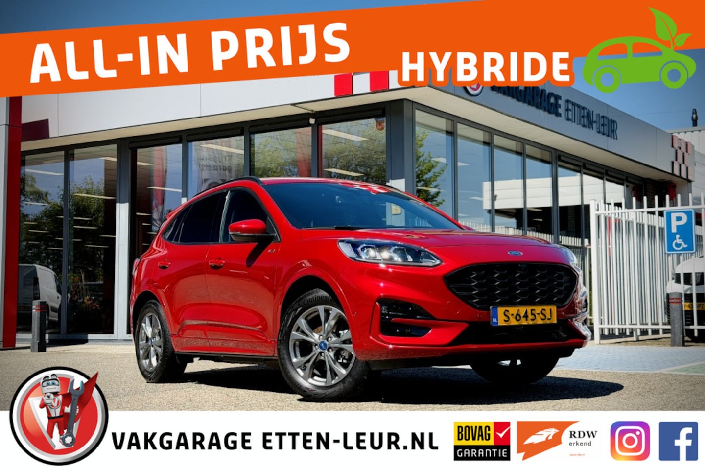 Ford Kuga - 2.5 PHEV ST-Line X | TREKHAAK | ADAPTIEVE CRUISE | 360 CAMERA - AutoWereld.nl
