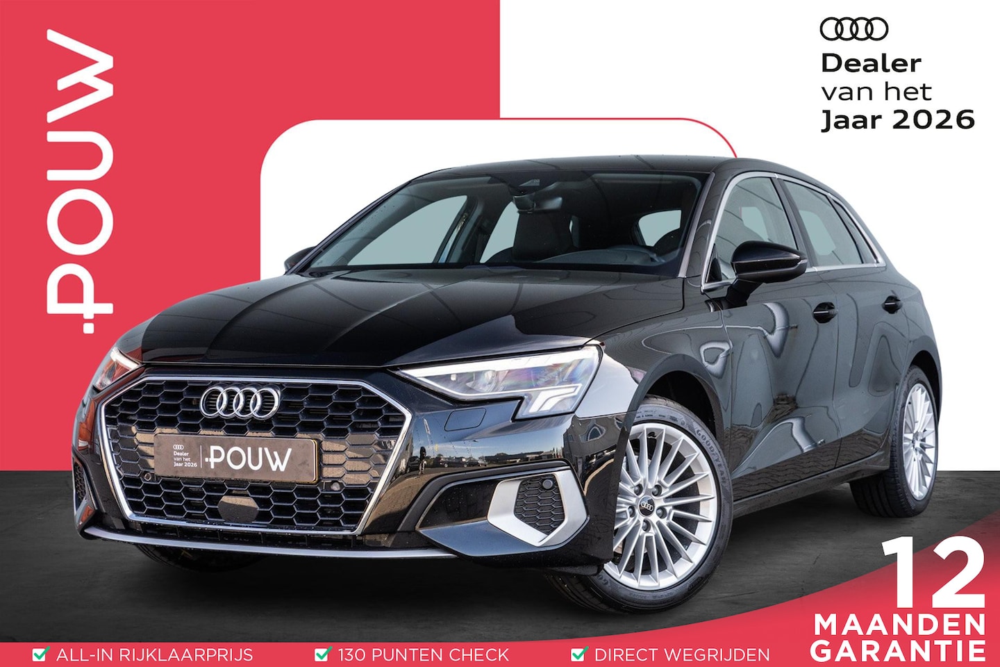 Audi A3 Sportback - 30 TFSI 110pk S-tronic Advanced Edition | Sportstoelen | Navigatie | Full LED | Smartphone - AutoWereld.nl