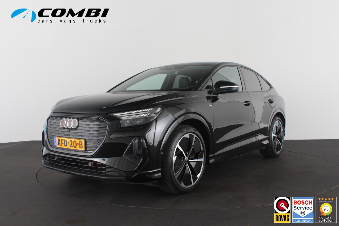 Audi Q4 Sportback e-tron - 40 S line edition 77 kWh > 94% SOH/Trekhaak/21inch/Warmtepomp... - AutoWereld.nl
