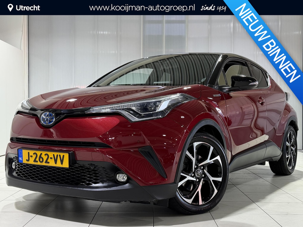 Toyota C-HR - 1.8 Hybrid Dynamic Sport | Afn. Trekhaak | Leren Bekleding | Stoel/Stuur Verwarming | Park - AutoWereld.nl