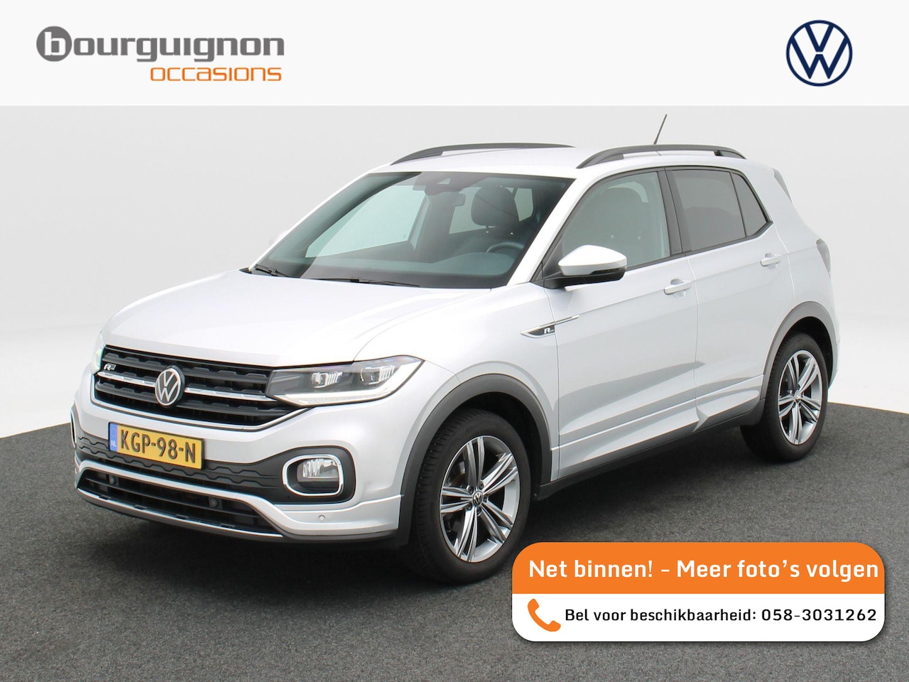 Volkswagen T-Cross - 1.0 TSi 110 Pk Automaat R-Line | Stoelverwarming | Camera | Adaptive Cruise | Navigatie | - AutoWereld.nl