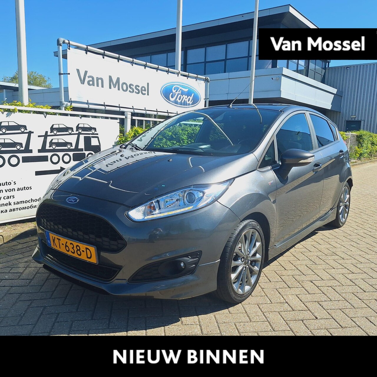 Ford Fiesta - 1.0 EcoBoost ST Line | Airco | Trekhaak | Elekt. Ramen Voor | Cruise Control | 16" Lichtme - AutoWereld.nl