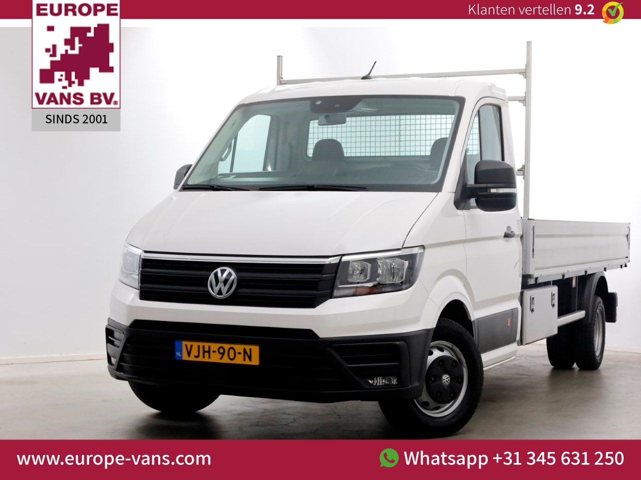 Volkswagen Crafter - 50 2.0 TDI 177pk Open Laadbak L429cm Trekgewicht 3500kg 03-2021 - AutoWereld.nl