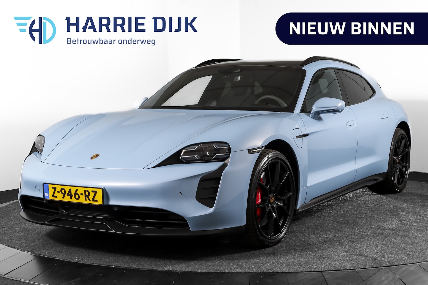 Porsche Taycan Sport Turismo - GTS 93 kWh | SOH 95% | Sport Chrono | Pano | Luchtvering | Bose | ACC | 360 Camera | Stoel - AutoWereld.nl