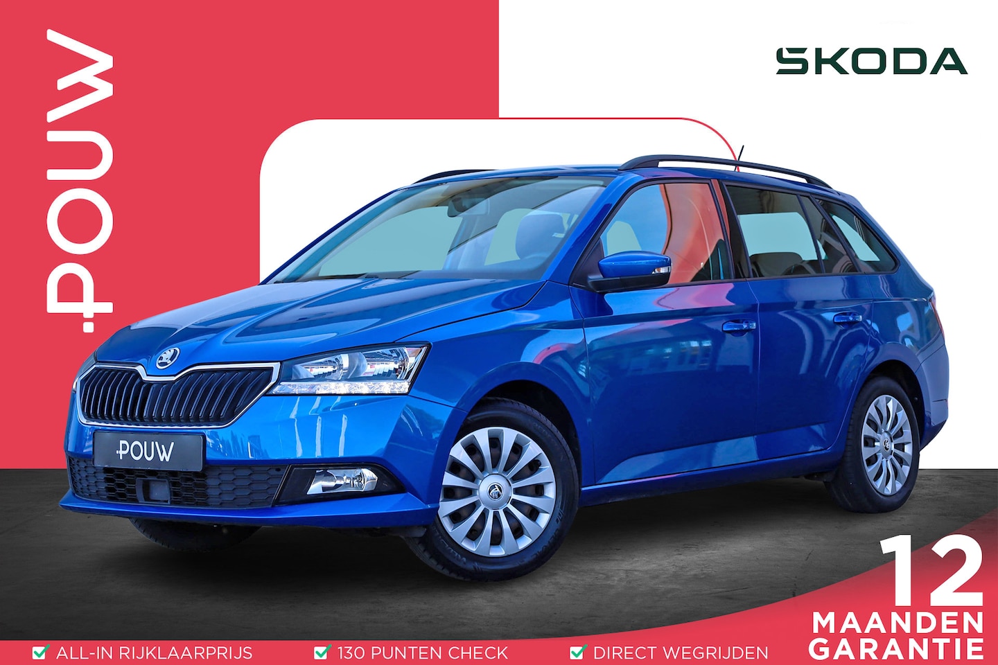 Skoda Fabia Combi - 1.0 TSI 95pk Ambition | Trekhaak | Apple Carplay / Android Auto | Cruise Control | Parkeer - AutoWereld.nl