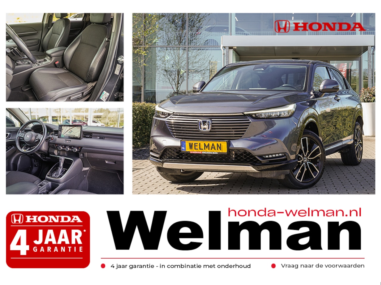 Honda HR-V - 1.5I e:HEV ADVANCE - FULL HYBRID - AUTOMAAT - PRIVACY GLASS - AutoWereld.nl