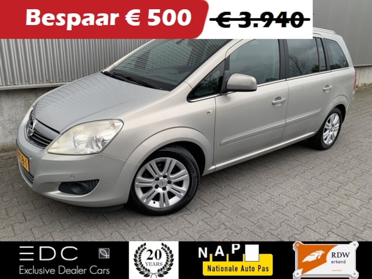 Opel Zafira - 1.8 Cosmo Navi | PDC | Cruise | Climate Control | Trekhaak Etc. - AutoWereld.nl