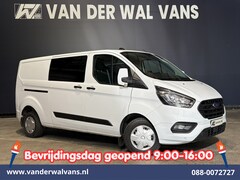 Ford Transit Custom - 2.0 TDCI 130pk L2H1 Dubbele Cabine Euro6 Airco | 6-Zits | Camera | Apple Carplay Android A