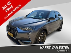DS 3 Crossback - 1.2 Grand Chic 130pk Automaat | Leder | Navi | Camera | HUD | Adapt. Cruise |