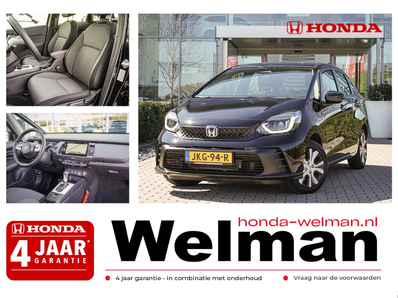 Honda Jazz - 1.5i e:HEV ELEGANCE - FULL HYBRID - AUTOMAAT - AutoWereld.nl