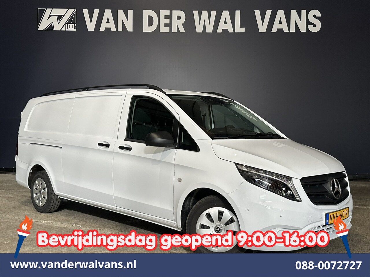 Mercedes-Benz Vito - 116 CDI 164pk 9G-Tronic Automaat L3H1 Euro6 Airco | Camera | LED | Apple Carplay | 2500kg - AutoWereld.nl