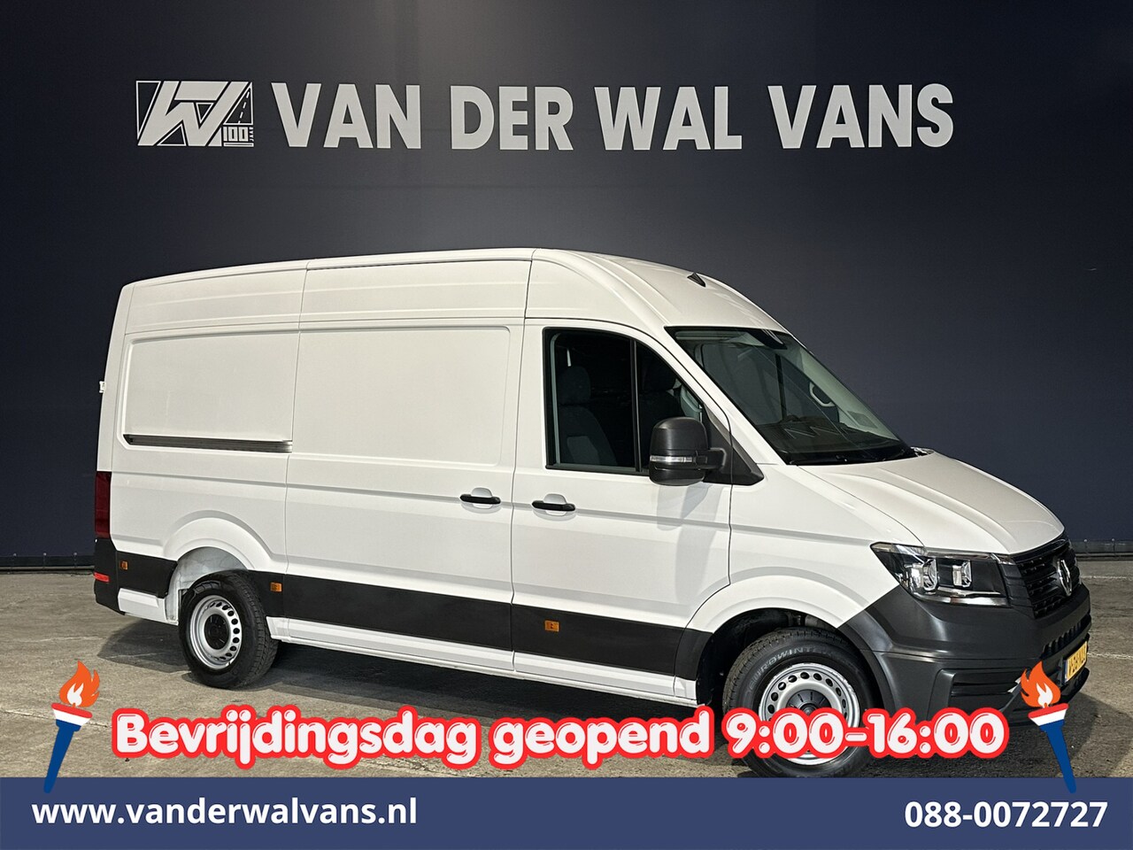 Volkswagen Crafter - 2.0 TDI 141pk L3H3 L2H2 Euro6 Airco | Camera | Apple Carplay | Android Auto | Cruisecontro - AutoWereld.nl