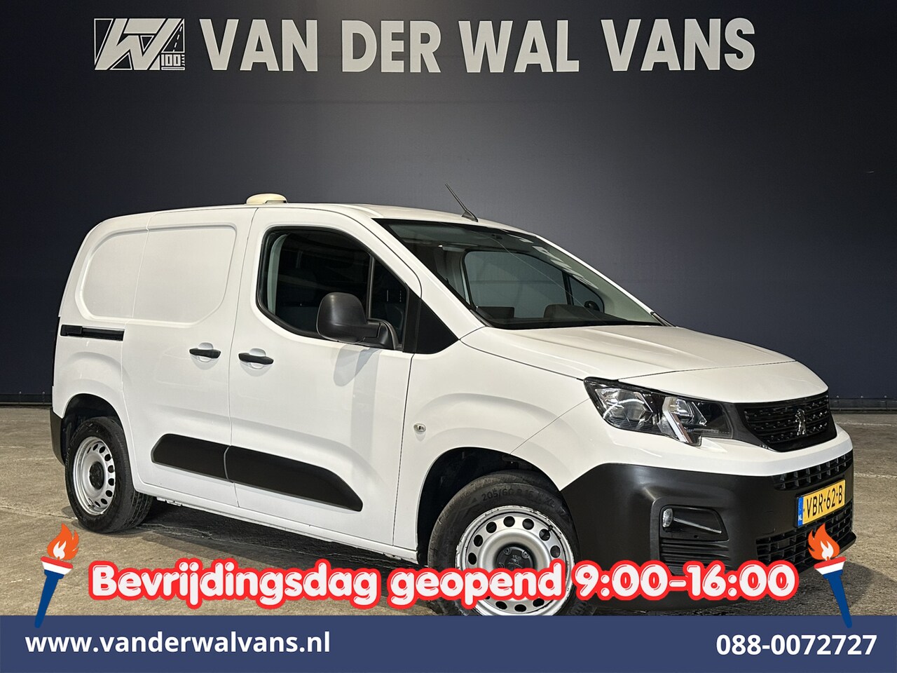 Peugeot Partner - 1.5 BlueHDI 102pk L1H1 Euro6 Airco | Apple Carplay | Android Auto | Cruisecontrol | Trekha - AutoWereld.nl