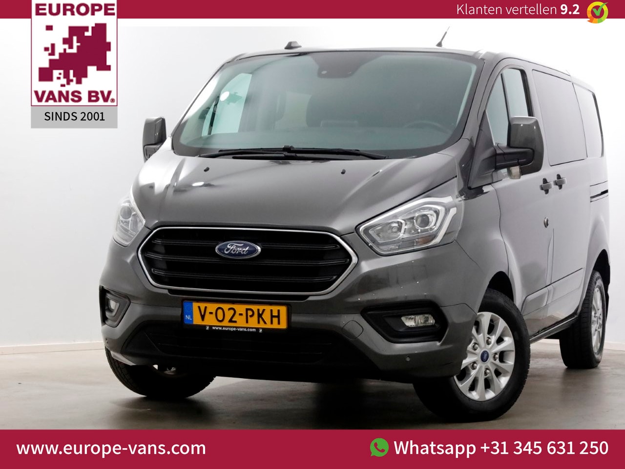 Ford Transit Custom - 2.0 TDCI 130pk L1H1 D.C. Limited Airco/Navi/2x Schuifdeur 03-2021 - AutoWereld.nl