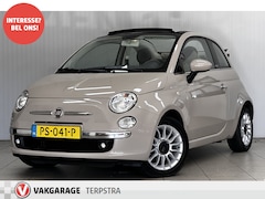 Fiat 500 - Cabrio 0.9 TwinAir Lounge/ Half-Leder/ 15'' LMV/ Airco/ Elek. pakket/ Isofix/ Radio-CD - A