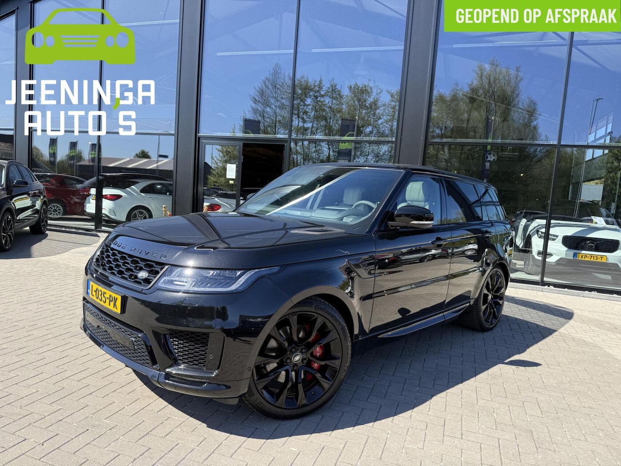 Land Rover Range Rover Sport - P400 HST Dynamic Stealth|360Camera|Stoelventilatie|Memory|ElekTrekhaak - AutoWereld.nl