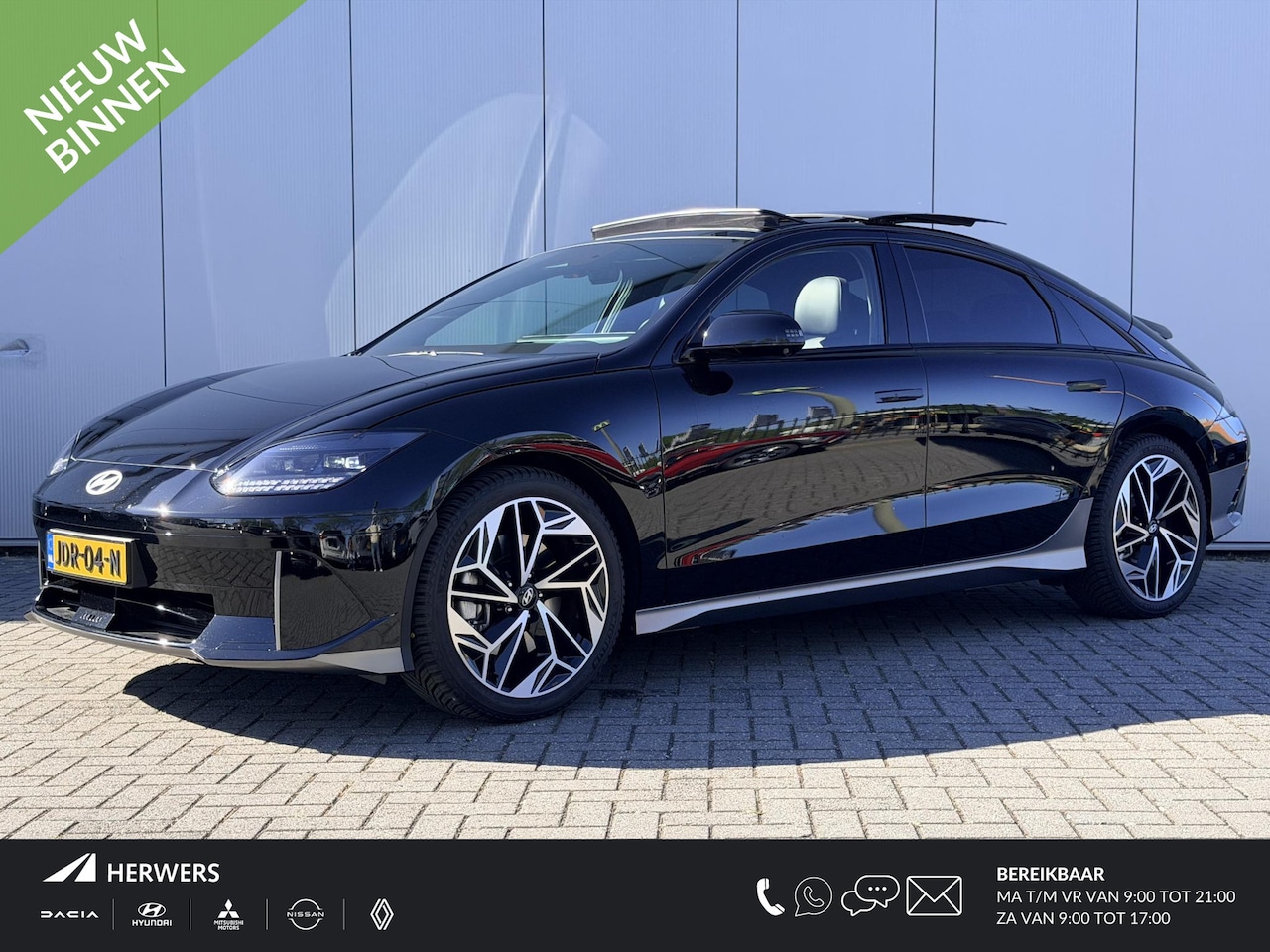 Hyundai IONIQ 6 - Lounge 77.4 kWh / Open dak / 20" LM  met All Season / Stoelverwarming voor en achter / Sto - AutoWereld.nl