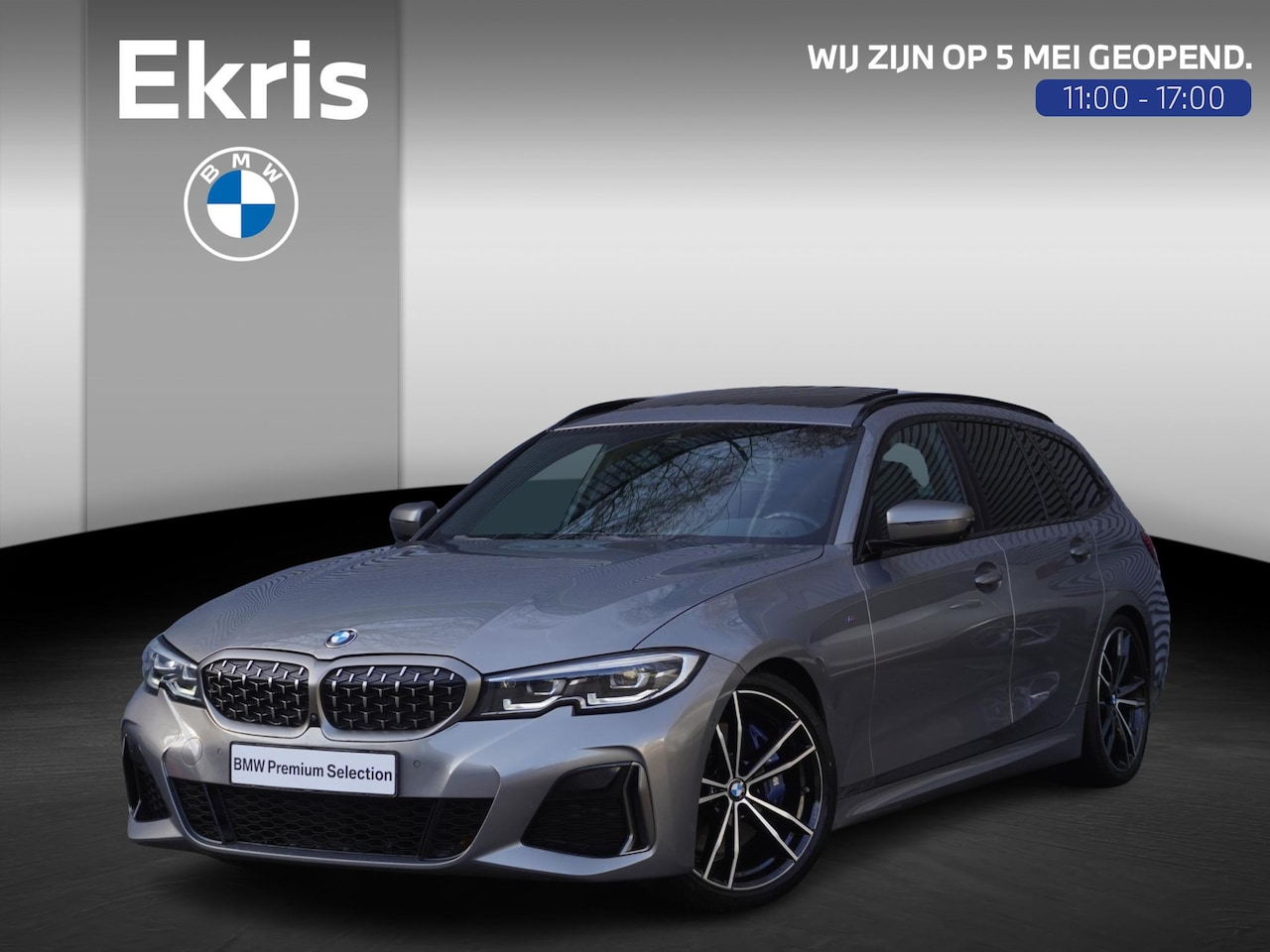 BMW 3-serie Touring - M340i xDrive High Executive | Parking Pack | Glazen panoramadak | HiFi System | Trekhaak m - AutoWereld.nl