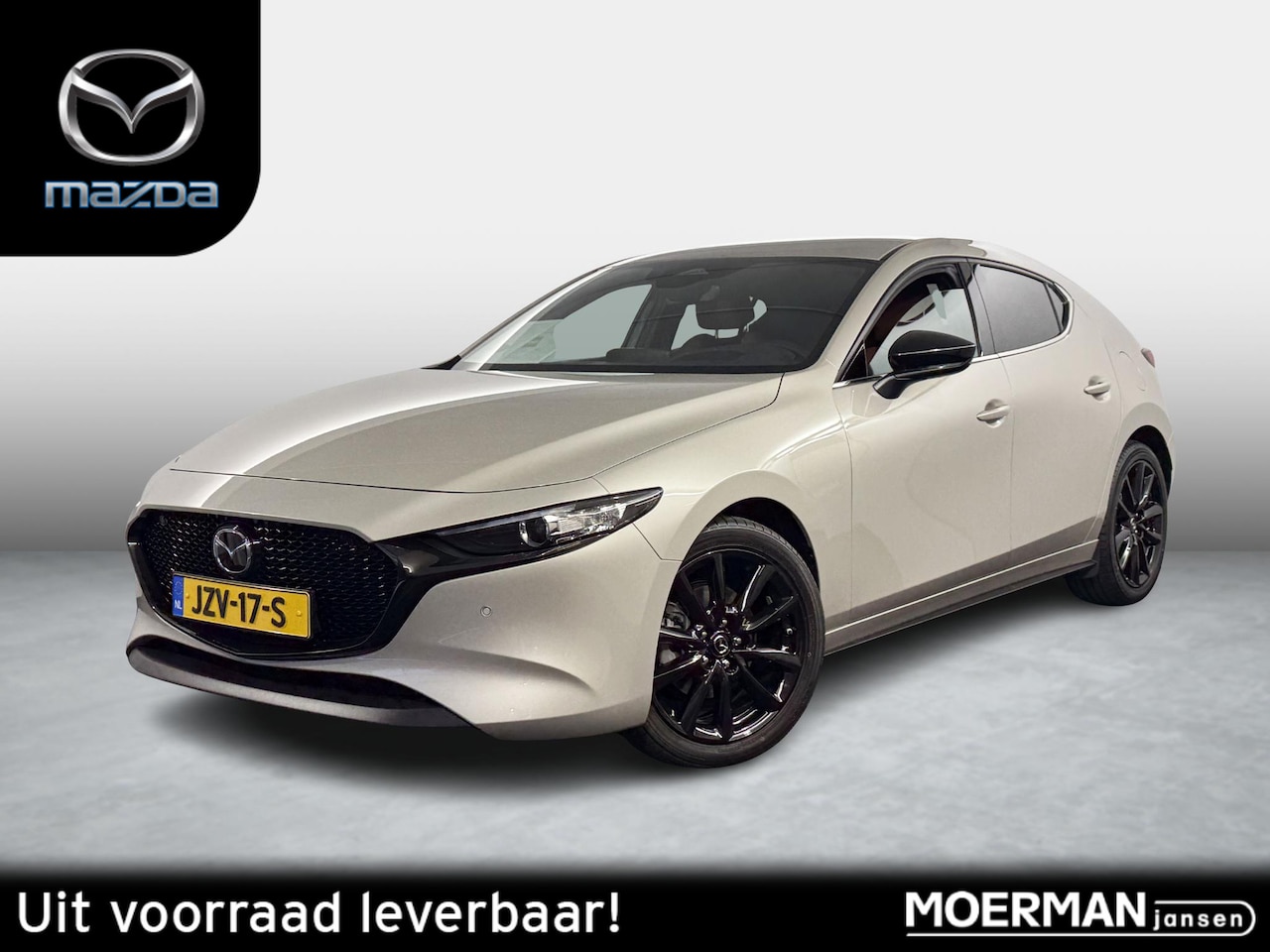 Mazda 3 - 2.5 e-SkyActiv-G M Hybrid 140 Nagisa / voorgeregistreerd, nieuw in showroom - AutoWereld.nl